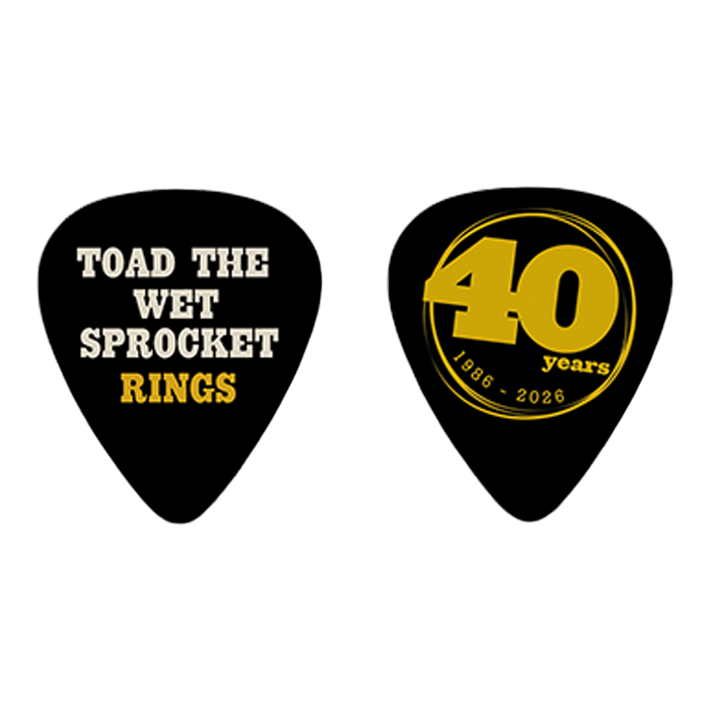 Toad Custom RINGS Guitar Picks & Tin