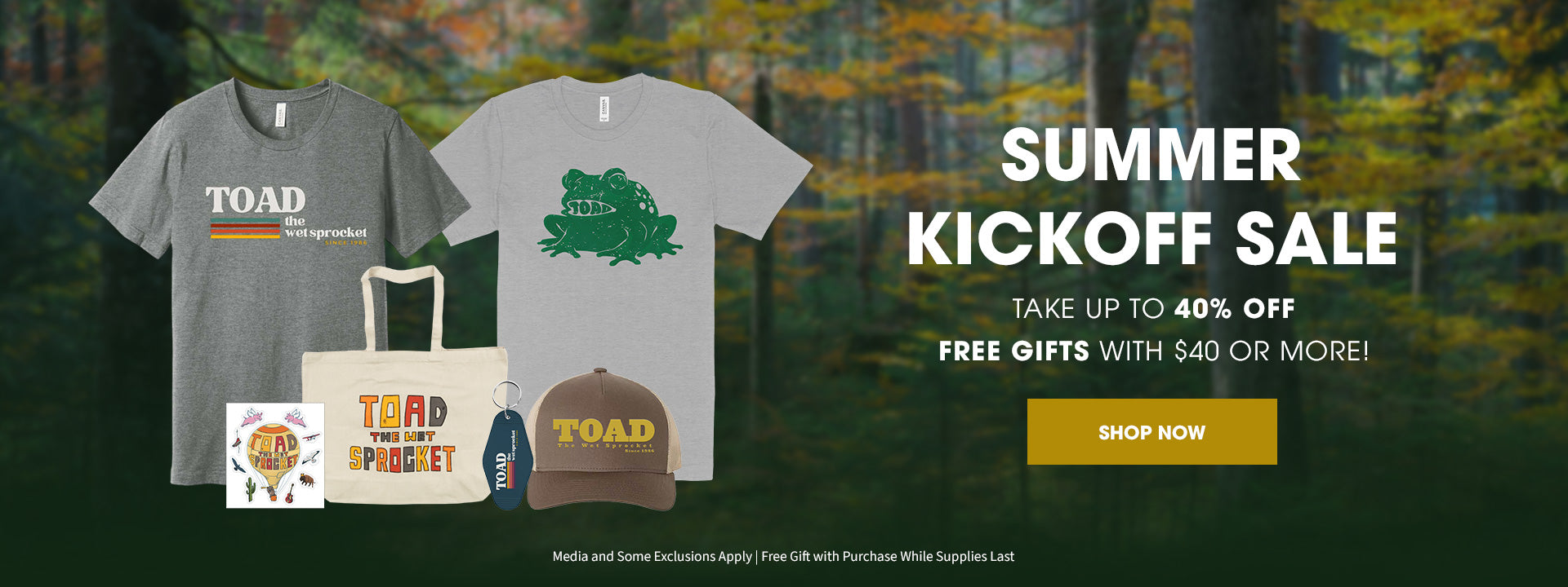 Summer Kickoff Sale. Take Up To 40% Off. Free Gifts with $40 or more! Shop Now. Media and some exclusions apply | free gift with purchase while supplies last. 