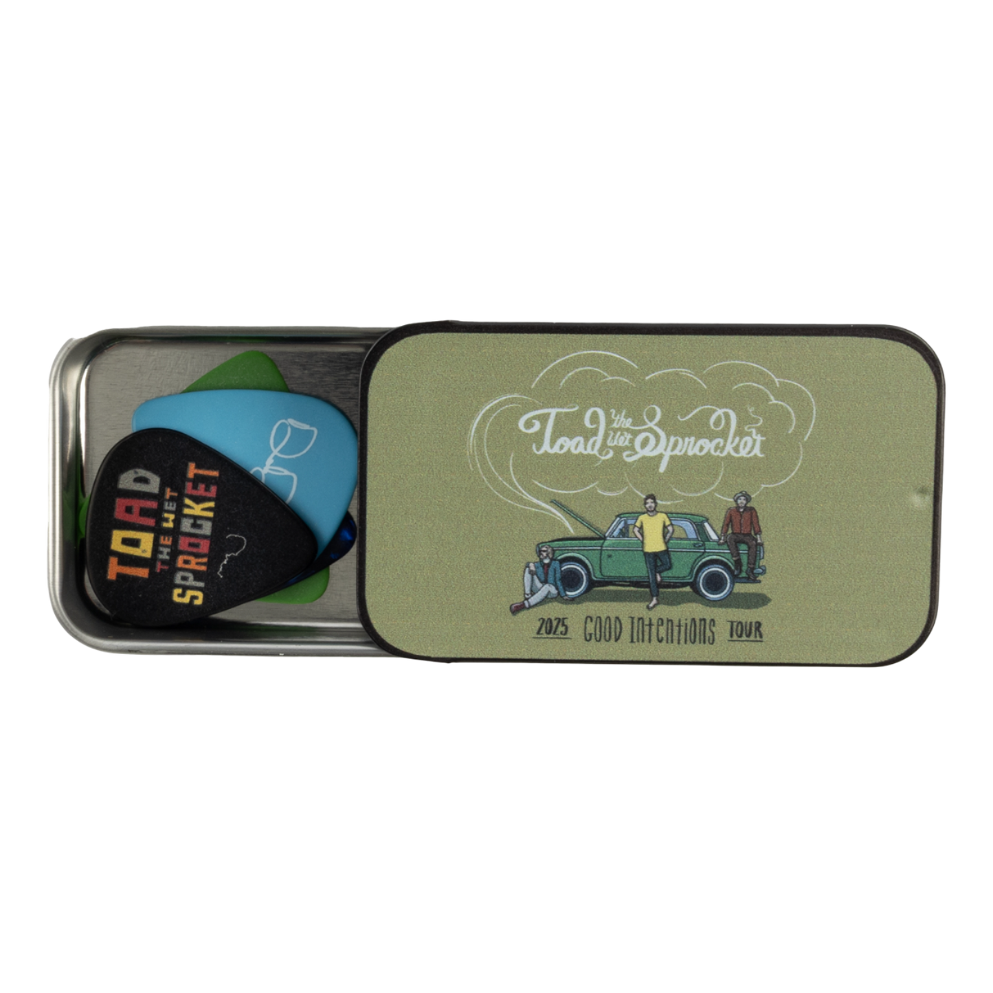 Toad Custom Guitar Picks & Tin