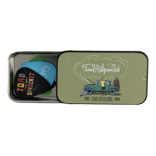Toad Custom Guitar Picks & Tin