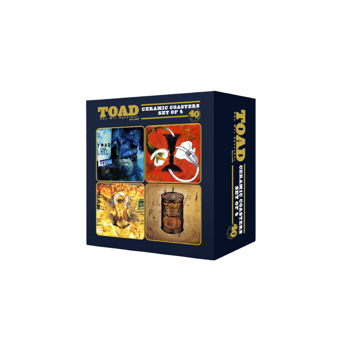 Toad the Wet Sprocket 40th Anniversary Coaster Set