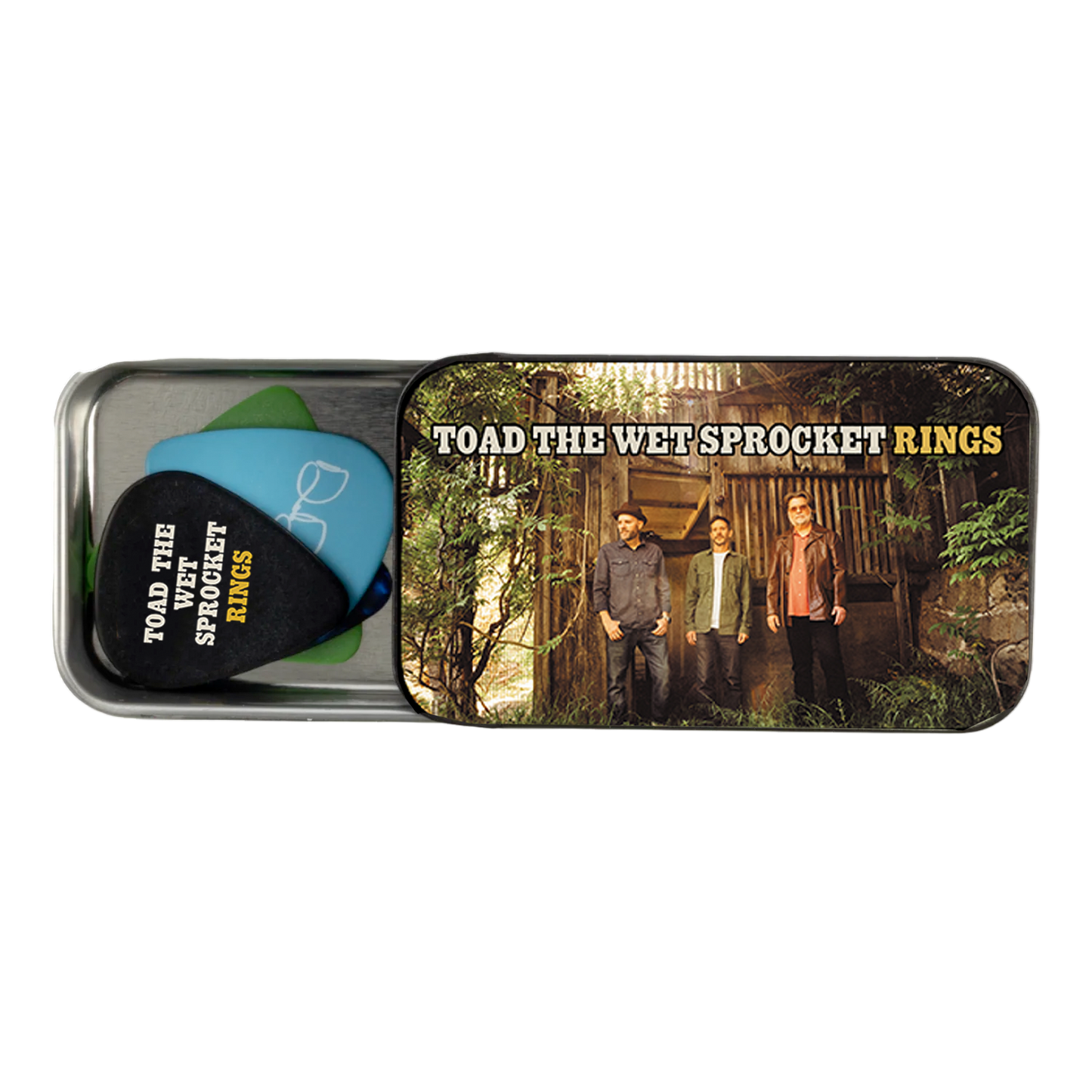 Toad Custom RINGS Guitar Picks & Tin