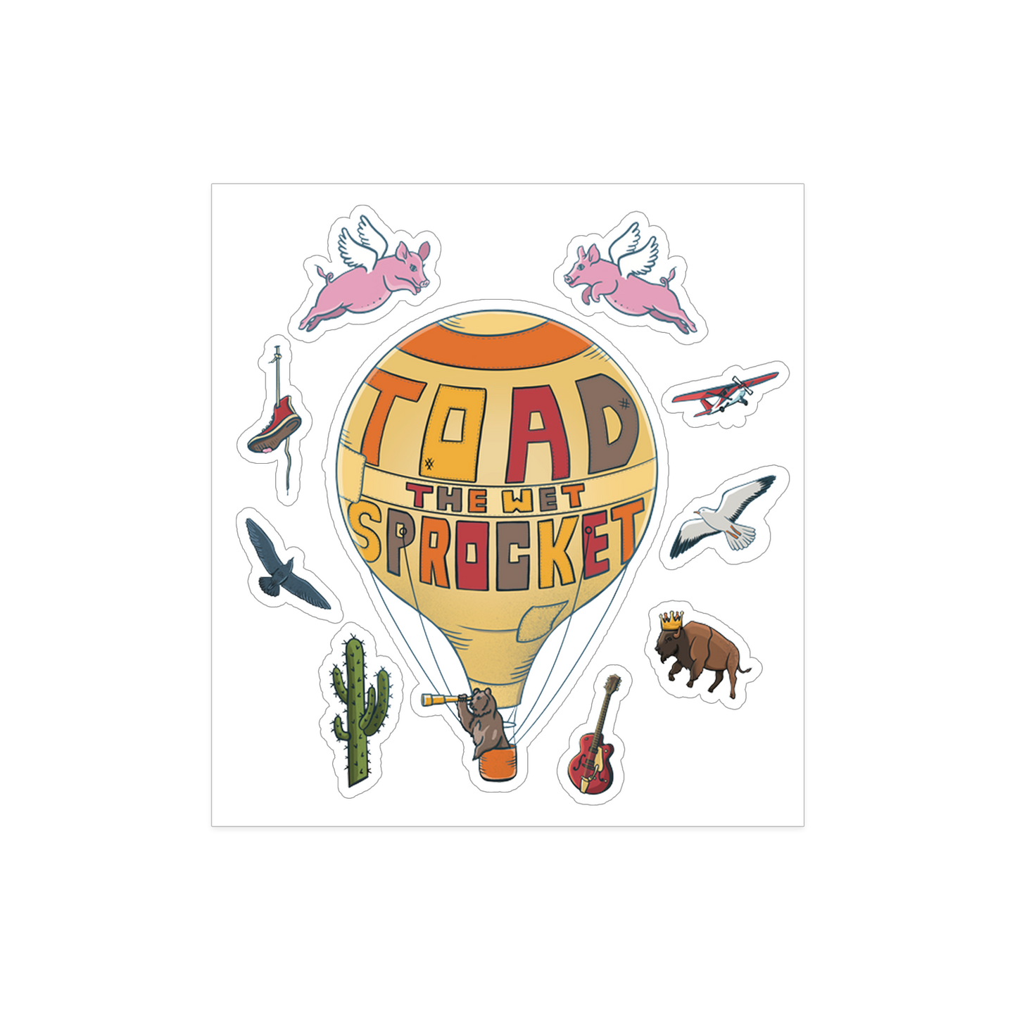 When Pigs Fly Sticker Sheet